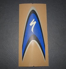 1 NOS AUTHENTIC SPECIALIZED BIKES BLUE FRAME DECAL #1 / STICKER