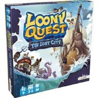 LOONY QUEST LOST CITY ERWEITERUNG BOARDSPIEL BRANDNEU & VERSIEGELT