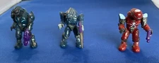 3Mega Bloks Halo Mini Figures-Covenant Elite Combat, Pilot 96810,96850,96859
