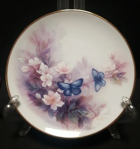 Lena Liu Blossoms & Butterflies Floral Tea Cup & Saucer Teleflora - Picture 4 of 7