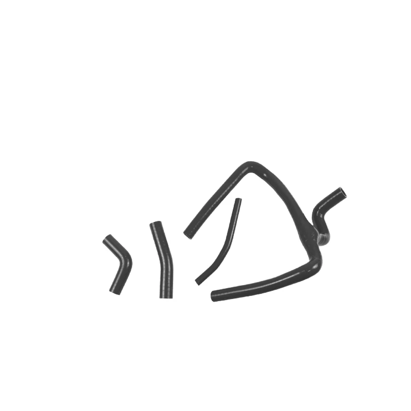 Manguera de radiador de silicona negra para Honda CR250R CR 250R 2002-2008 2003 2004 2005 Foto 3 de 4