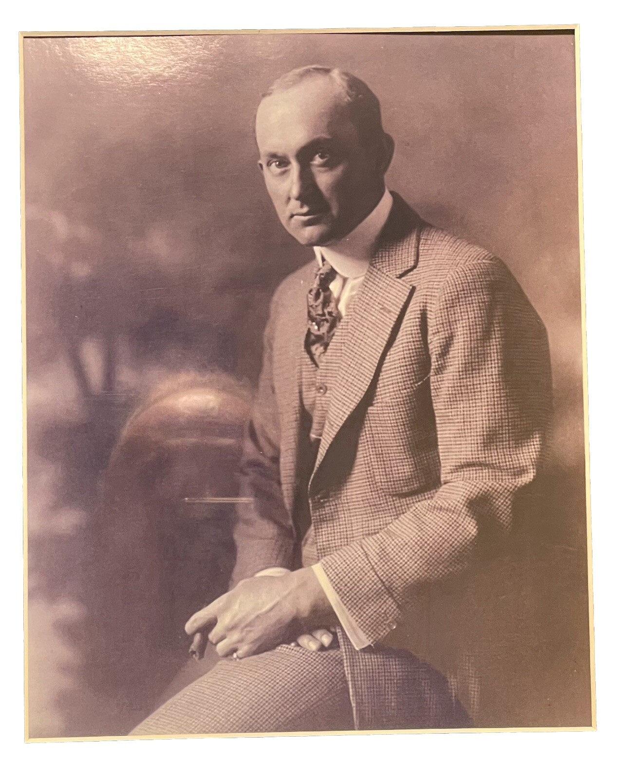 TY COBB Signed TWICE Framed Hand Written Christmas Card PSA/DNA Encapsulated. view 4