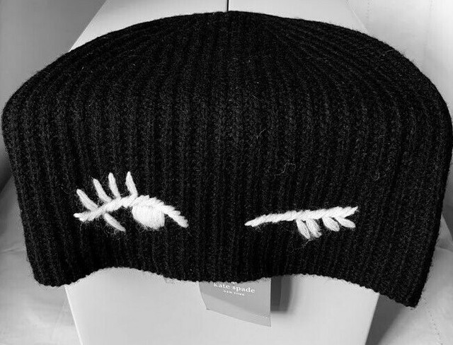 Authentic Kate Spade Hat Taxi Black 