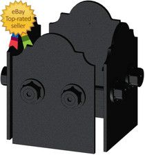 Building Products 56690 Laredo Sunset 6X6 Faux Post Base Plates (1 per Pack),Bla