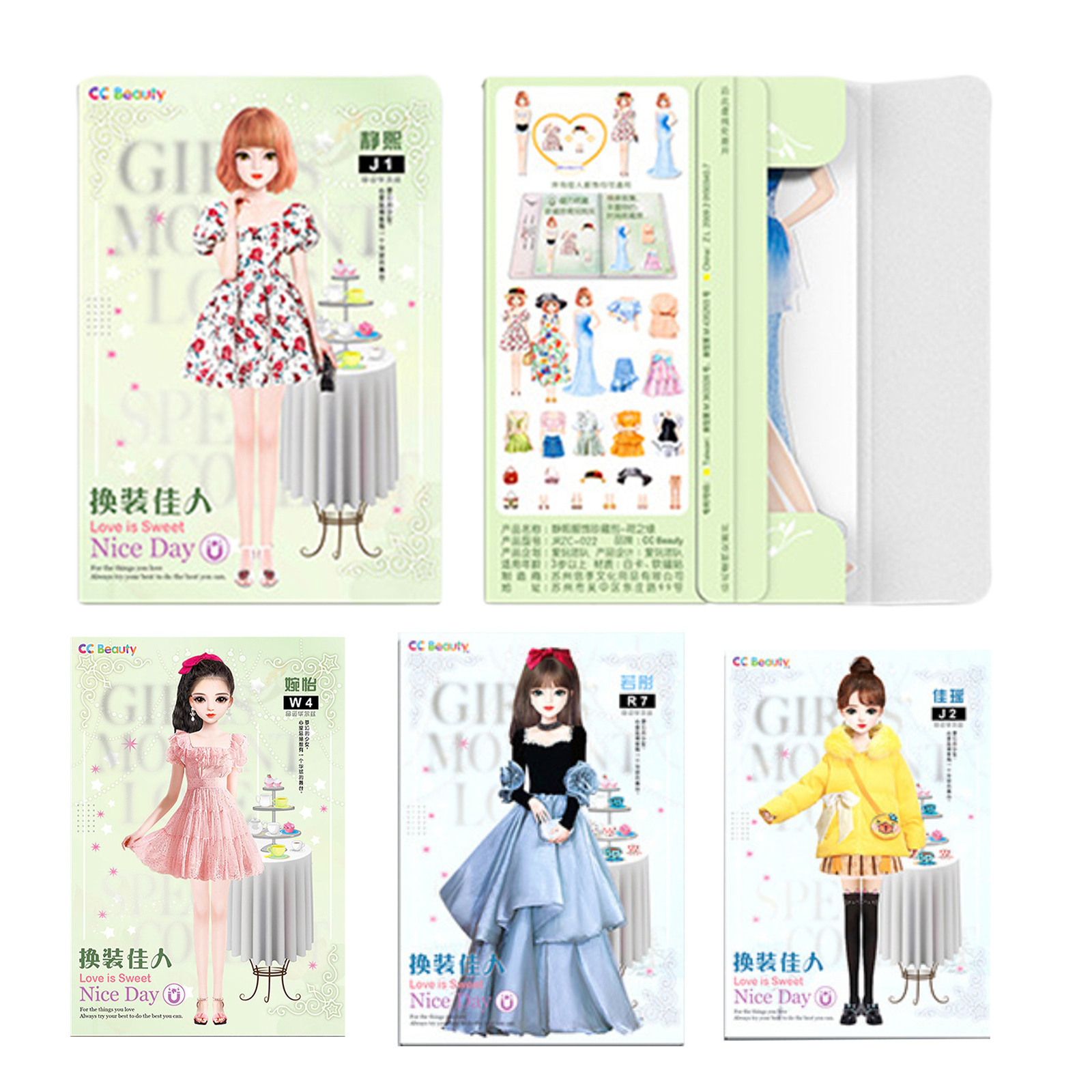Magnetic Princess Paper Dolls Dress Up Pretend Play Puzzle Toy  