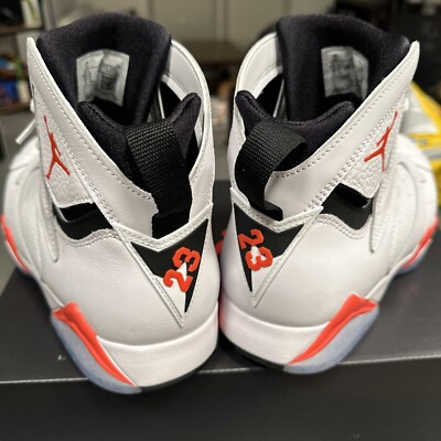 Size 10 - Air Jordan 7 Retro White Infrared | eBay