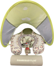 Mambo Baby Pool Float W/ UPF50 Canopy 13-40 Lbs- Preowned