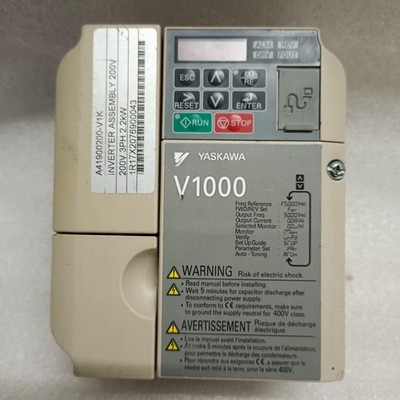 YASKAWA V 1000 CIMR-VC2A0012JAB-0104 AC 3PH VARIABLE FREQUENCY DRIVE (VFD) 
