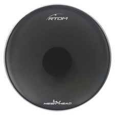 RTOM Black Mesh Drumhead 12