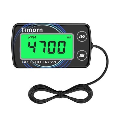 Small Engine Tachometer Hour Meter: Timorn Digital Inductive Waterproof Tiny ...