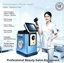 Diode Laser ICE Cooling Commercial Beauty Machine for Salon Spa Cosmetic Use