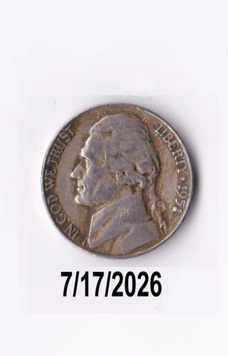 1951-D Jefferson Nickel — photo from another recent sale