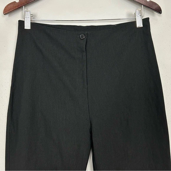 Blanque High Rise Slim Pants Women’s Size M Stretch Knit Modern Minimalist Black Foto 2 de 4
