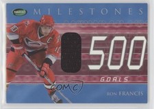 2001-02 ITG Parkhurst Milestones /90 Ron Francis #M-24 HOF wo2