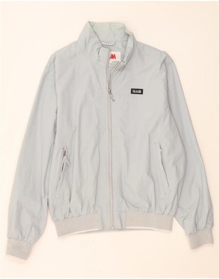 Slam Mens Bomber Jacket UK 40 Large Blue Nylon BM20