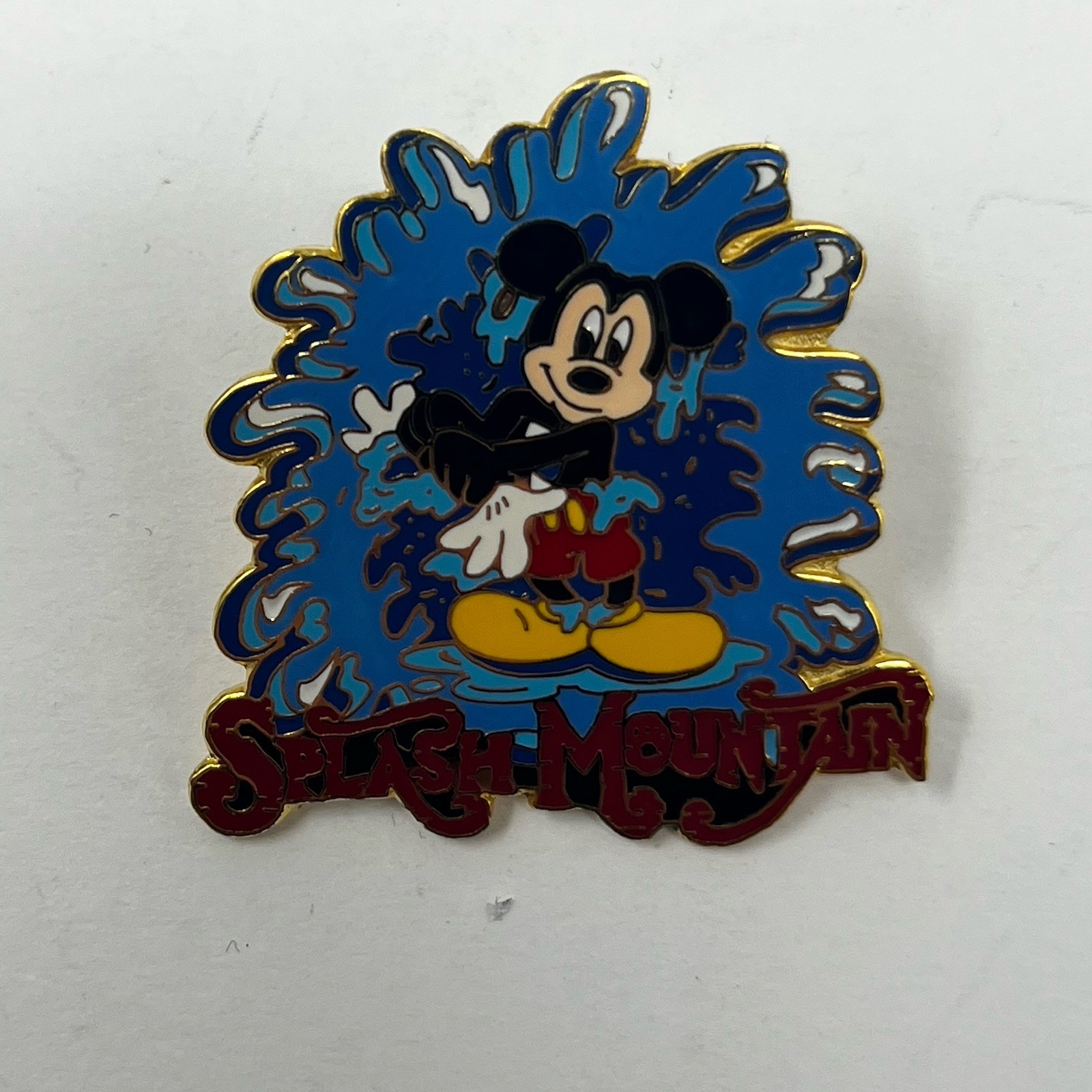 Splash Mountain Mickey Mouse - Rate Disney Ride Pin Vintage