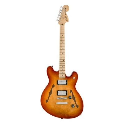 Squier Affinity Starcaster Deluxe SSB Sienna Sunburst - E-Gitarre