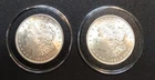 A Pair Of 1921 90% Silver Morgan Dollars UNC/BU!