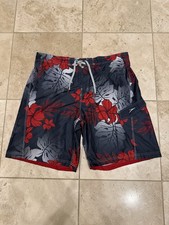 Speedo Board Shorts Swim Trunk Shorts Drawstring Men  s 2XL 40x11 Good Condition