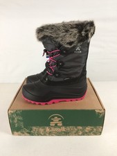 Open Box Kamik Powdery 3 Kid's Winter Boots, Charcoal, K6