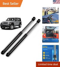 Puntales de ventana trasera para Jeep Wrangler 2018-2025 - 2 soportes de acero al carbono