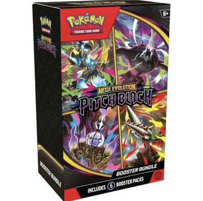 Pokémon TCG: Mega Evolution - Pitch Black Booster Bundle (6 Packs) VORVERKAUF