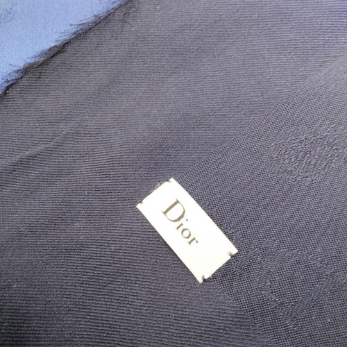 Christian Dior Scarf Blue Silk100% 1637358 - Imagen 3 de 11