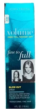 John Frieda LUXURIOUS Volume Fine to Full Blow-Out Spray 4 Oz Discontinued