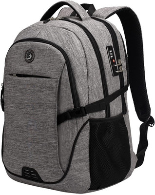 Anti-Theft Laptop Backpack, 17 Inch, Travel Backpack, Black