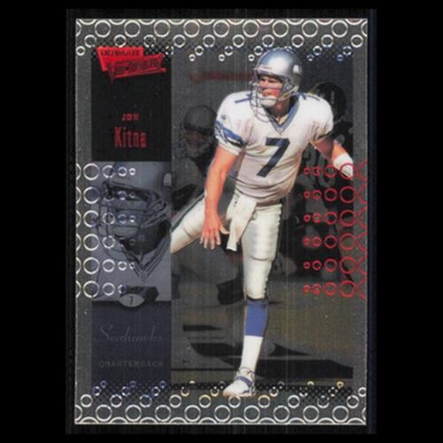 Jon Kitna #80 2000 Upper Deck Ultimate Victory Seattle Seahawks Football Card NM