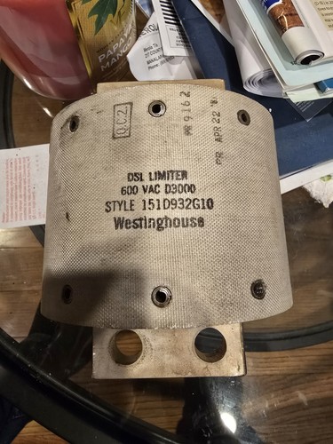 WESTINGHOUSE 151D932G10 D3000 3000A 600VAC DSL LIMITER FUSE Fast Shipping
