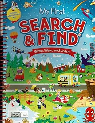 My First Search & Find Write, Wipe, - Paperback, by Unknown Author - Very Good