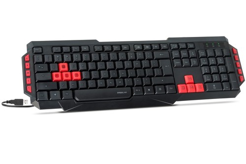 Speedlink Clavier De Jeu USB FIN FI Finlande Finnois QWERTY - Afbeelding 2 van 3