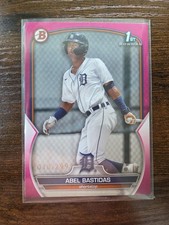 2023 Bowman Prospects Abel Bastidas #BP-113 Fuchsia /299 (RC) Detroit Tigers