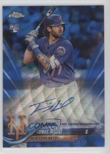2018 Topps Chrome Rookie Blue Wave Refractor 53/150 Tomas Nido #RA-TN Auto 0rf