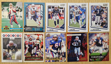 Lot of 10 Vintage New England Patriots, Adam Vinatieri, Julian Edelman, Gronk