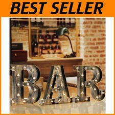 LED BAR Sign - Light Up Marquee Letters - Battery Operated