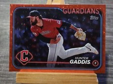2024 Topps Update Hunter Gaddis Red Foilboard 006/199- Guardians