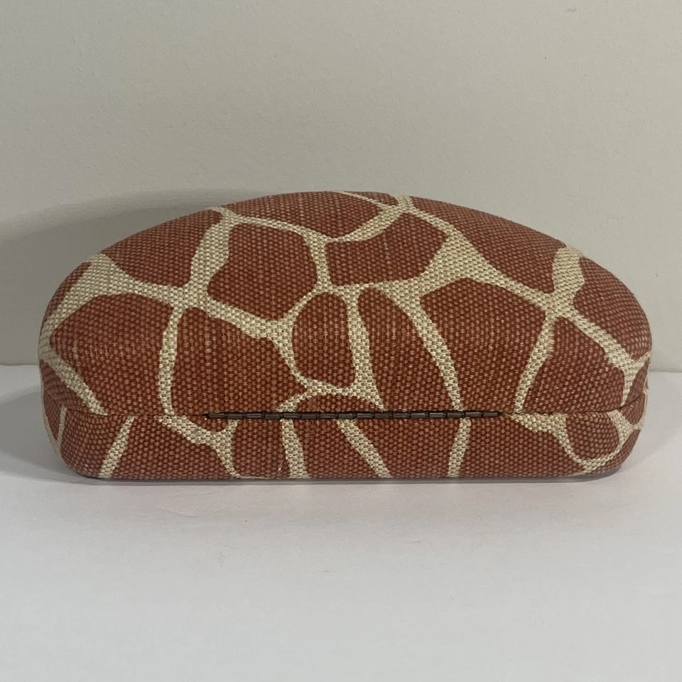 California Accessories Giraffe Print Glasses Case With Orange Interior.￼ - Image 4 of 4