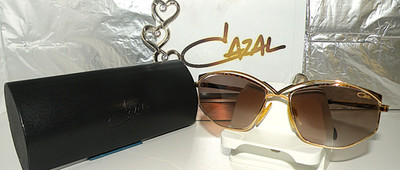 NOS 90 s CAZAL MOD 257 COL 427 LUXURIOUS HIP-HOP LOGO SUNGLASSES BOX 33 TF CT