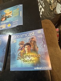 Shenmue Dreamcast Manual Inserts Only