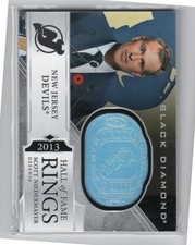 2019-20 Black Diamond Hall of Fame Rings #HRSN Scott Niedermayer