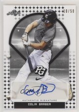 2018 Leaf Perfect Game National Showcase Black 10/50 Colin Barber Auto 1h1
