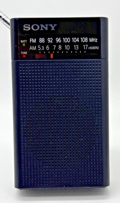 Sony ICF-P26 Portable Pocket FM/AM Built-in Speaker TESTED & WORKING