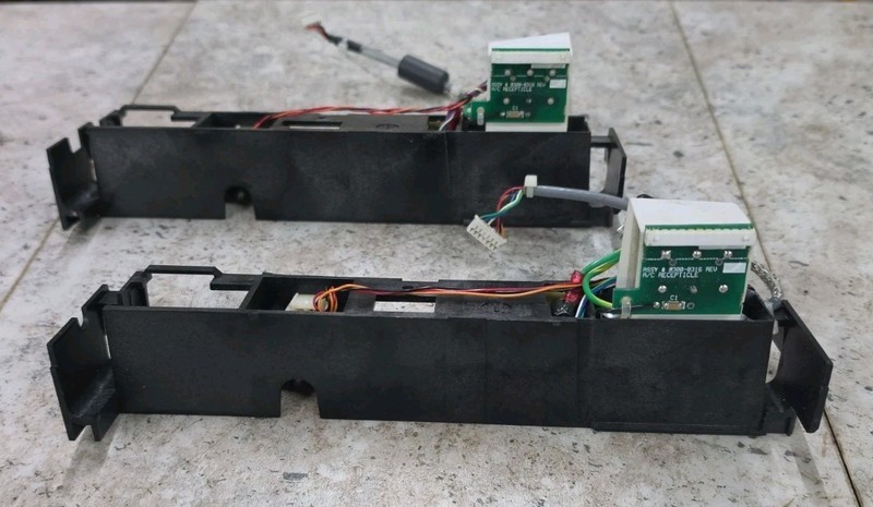 Lot of (2) 9300-0316 Zoll AC Recepticle Assemblies w/ Housings - Clean & Tested!