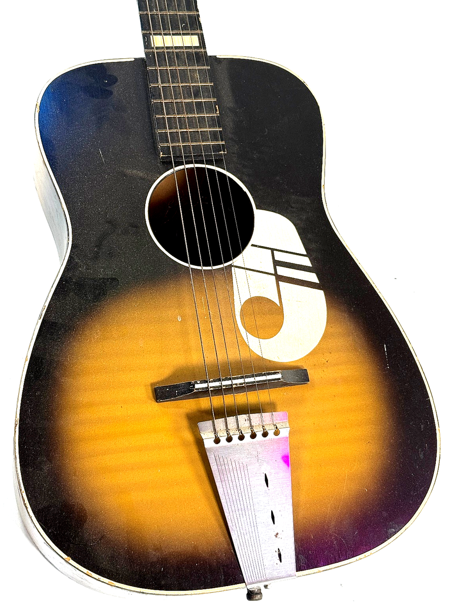 vtg 1950s Kay Truetone Trutone Acoustic Guitar parlor rock blue