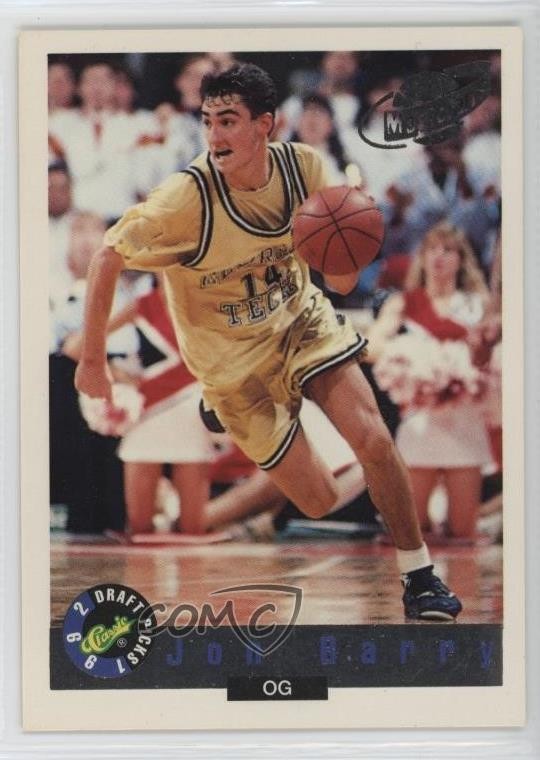 1992 Classic Draft Picks Magician Jon Barry #BC6 Rookie RC 1o1f