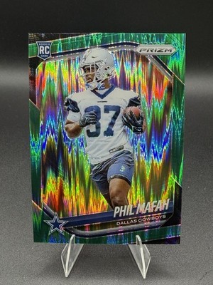 2025 Panini Prizm Football Phil Mafah (RC) #378 Green Flash Prizm