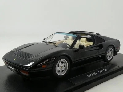 KK-Scale Ferrari 328 GTS Noir Version US 1985 1:18 Street MIAMI VICE 1/18 - Photo 1/4