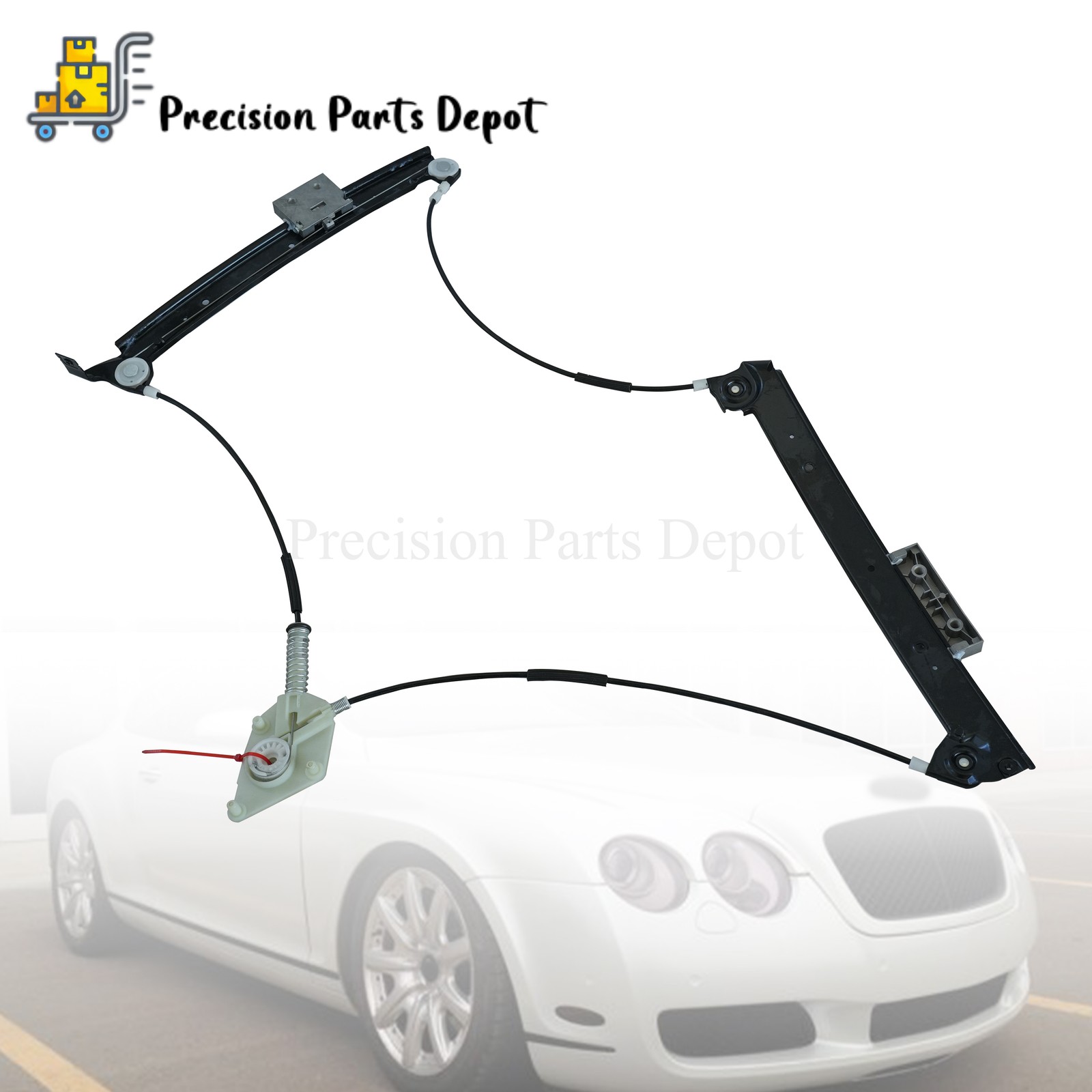 Front Left Window Regulator 3W0837401J For 04-18 Bentley Continental GT Coupe